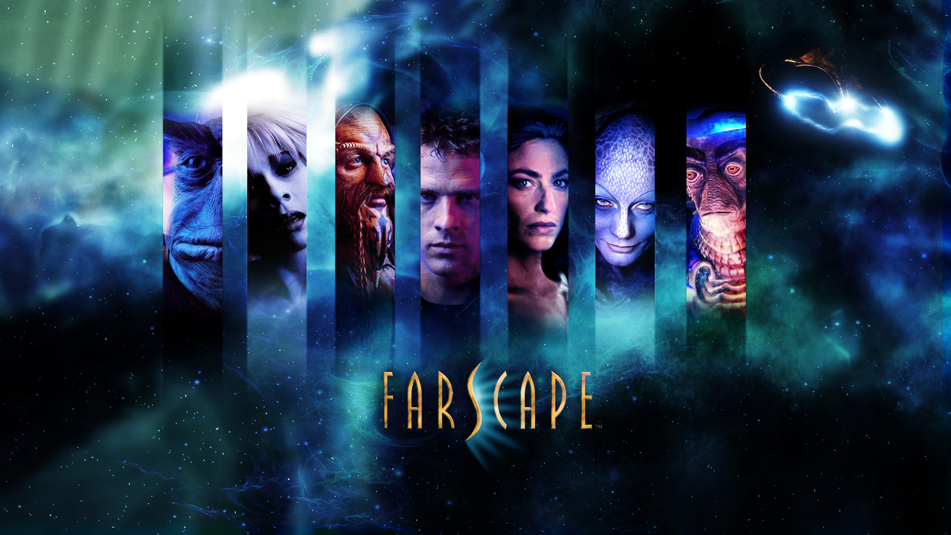 Farscape characters montage.